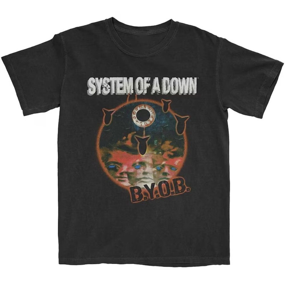 System Of A Down Unisex T-Shirt BYOB Classic